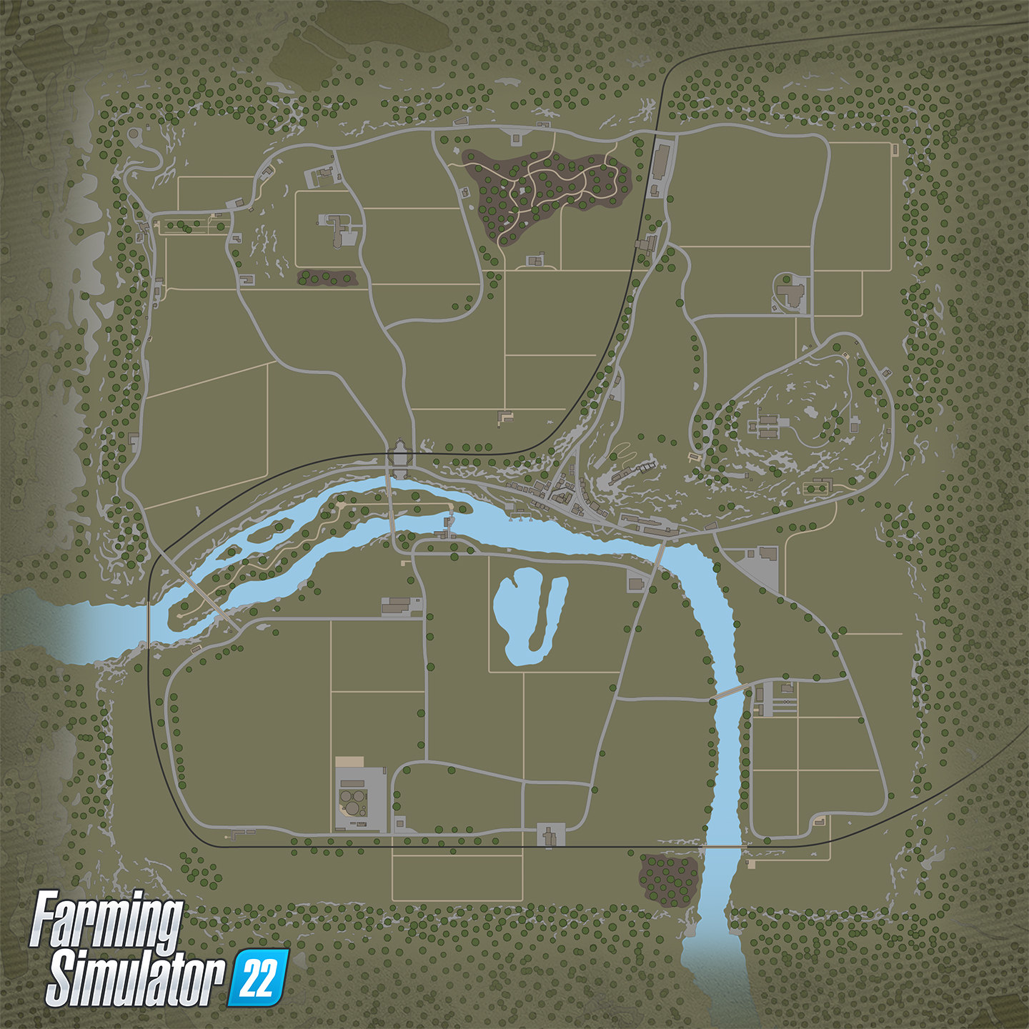 Carte de France du Haut-Beyleron dans Farming Simulator 22 