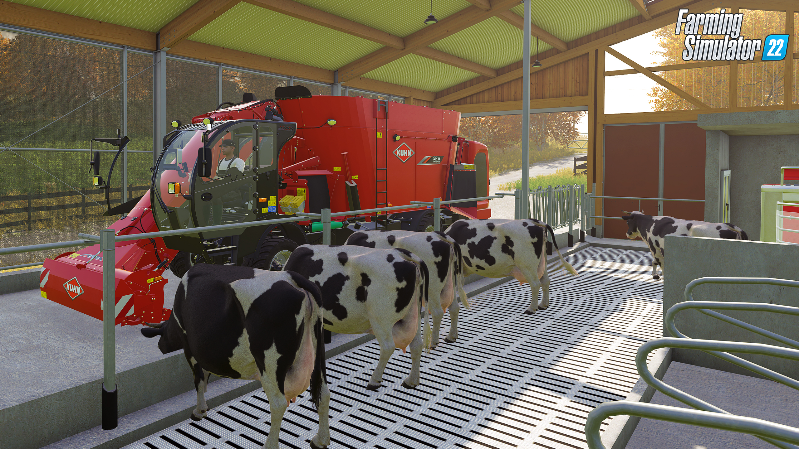 Premières scènes de gameplay en direct de Farming Simulator 22 