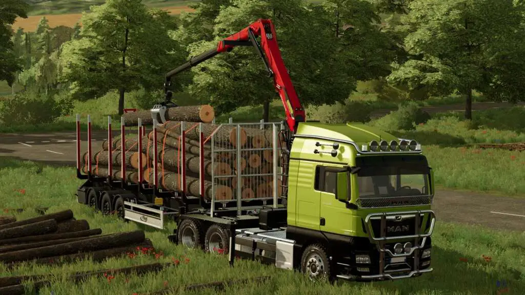 Man Tgx Forest Semi Truck V1001 Fs22 Mod Farming Simulator 22 Mod Images And Photos Finder 9916